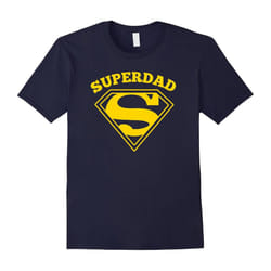 Super-Dad T-Shirt: Superhero Dad Gift-Father's Day - S