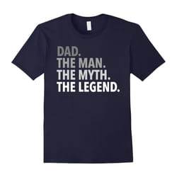 Mens Dad â The Man The Myth The Legend T Shirt Dad Father-Father's Day - S