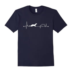 Ferret T-Shirt, i love Ferret heart beat-Father's Day - XL