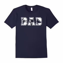 Men's Motocross Dad Funny Fathers Day T-Shirt-Father's Day - M