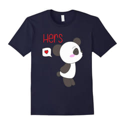 Cute Panda Love Couple Valentine âs Day T-Shirt Boy-Father's Day - XXL