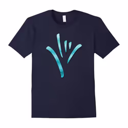 American Sign Language I love you T shirt â turquoise-Father's Day - XL