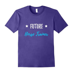 Future Horse Trainer T-Shirt Funny Horse Lovers Gift Shirt-Father's Day - XL