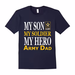 My Army Dad T-Shirt-Father's Day - M