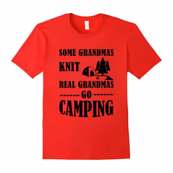 Camping Lovers Funny Quotes Gift, Grandma Go Camping T-Shrt-Father's Day - S
