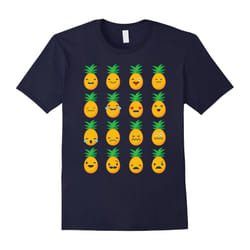 Be A Pineapple Emoji Shirts I Love Pineapple Lovers Gifts-Father's Day - S