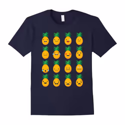 Be A Pineapple Emoji Shirts I Love Pineapple Lovers Gifts-Father's Day - XXXL