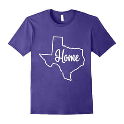 Texas Home T-shirt I Love Texas The Lone Star State Texas-Father's Day - S