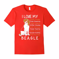 Beagle T-shirt , I love my Beagle-Father's Day - XXL
