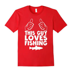 This Guy Loves Fishing T-Shirt-Father's Day - XXL