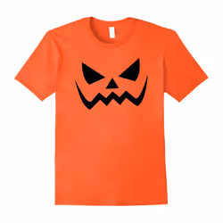Scary Pumpkin Face Matching Family Halloween T-Shirt-Father's Day - S