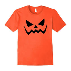 Scary Pumpkin Face Matching Family Halloween T-Shirt-Father's Day - XXXL