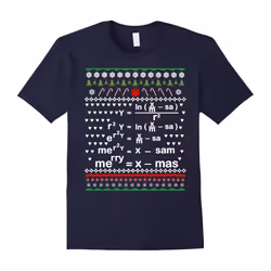 Math Christmas T Shirt, Perfect Gifts For Holiday Christmas-Father's Day - S