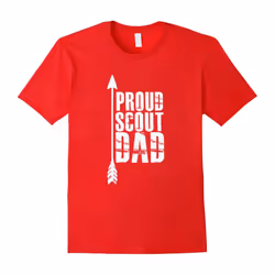 Proud Scout Dad â Parent Father of Boy Girl Father's Dayub T Shirt-Father's Day - XL