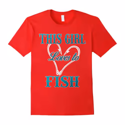 This Girl Loves To Fish â Fishing T Shirts â Fishing Shirt-Father's Day - S
