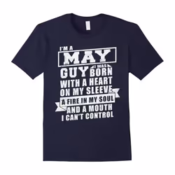 I Am A May Guy T-shirt Born In May Gifts-Father's Day - M