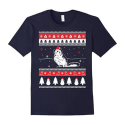 Chinchilla Pet Lovers Ugly Christmas T-Shirt-Father's Day - XL