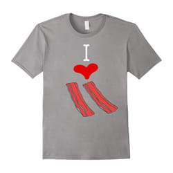 I love bacon t-shirt!!-Father's Day - XXL