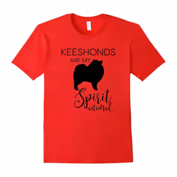 Cute Funny & Unique Keeshond Dog Lover T-Shirt & Gift-Father's Day - XL