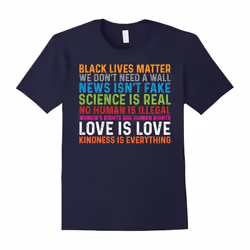 Kindness Is Love â Black Lives Matter Love Is Love T-Shirt-Father's Day - L