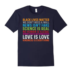 Kindness Is Love â Black Lives Matter Love Is Love T-Shirt-Father's Day - L