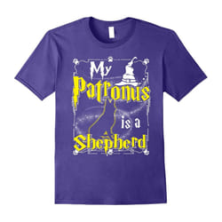 My Patronus Is A Shepherd T-shirt Shepherd Lovers-Father's Day - L