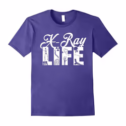 XRAY LIFE SHIRT, Radiology Gifts Funny X-Ray RT Rad Tech Tee-Father's Day - M