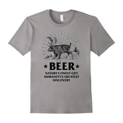 BEER Nature's Finest Gift â Funny Beer Lover T-shirt-Father's Day - S