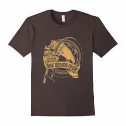 I love it when she bends over fishing shirt-Father's Day - S