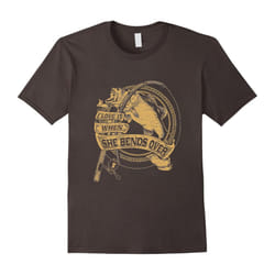 I love it when she bends over fishing shirt-Father's Day - XXXL