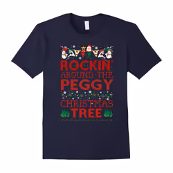 Peggy Family Christmas T-shirt-Father's Day - S