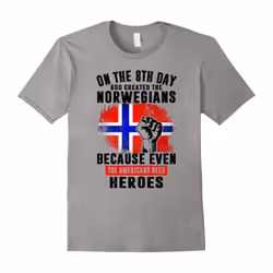Funny Norwegians Lover Quotes Gift, Americans T-Shirt-Father's Day - XXL