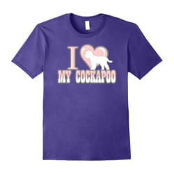 I Love My Cockapoo Dog Lover T-shirt-Father's Day - XXXL