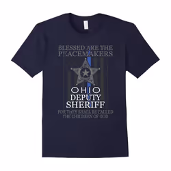 Ohio Sheriff Deputy Prayer Sheriff Deputy Gifts-Father's Day - XXL