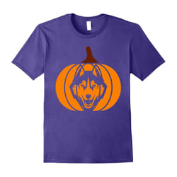 Funny T-shirt For Husky Dog Lover, Cool Gift For Halloween-Father's Day - S