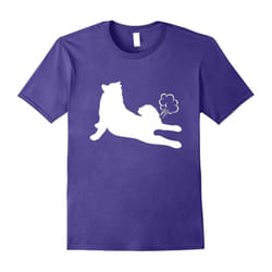 Funny Cute Pomeranian Fart Dog Pet Lover T-Shirt-Father's Day - L