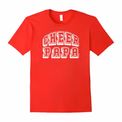Cheer Papa T-Shirt Proud Cheerleader Grandpa Gift Idea Dad-Father's Day - XL