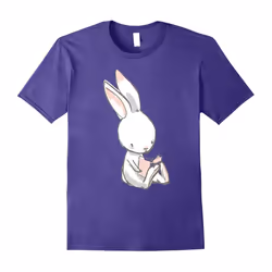 Cute Bunny Rabbit | Book Lover T-Shirt & Gift | Reading-Father's Day - XXL