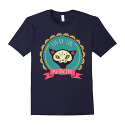 Dia De Los Meowtos Cat Lovers Sugar Skull Halloween T-Shirt-Father's Day - L