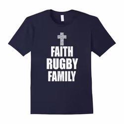Faith Rugby Family T-Shirt-Father's Day - XXL
