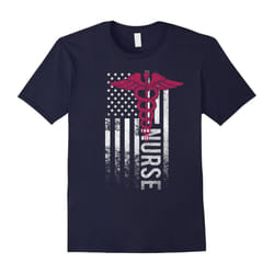 American Nurse Flag Doctor Proud Nation Freedom Lover Shirt-Father's Day - XL