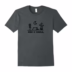 Funny Camping T-Shirt for People Who Love to Camp-Father's Day - M