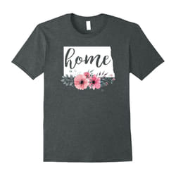 North Dakota Shirt: Home Love Native Born State T-Shirt-Father's Day - XL