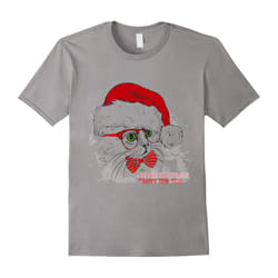 Best lady cat Christmas gifts merry christmas T-shirt-Father's Day - XXXL