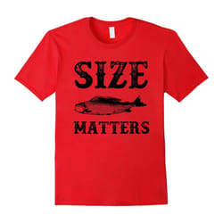 Size Matters Fish T Shirts Funny Gifts For Fishing Lover-Father's Day - XXL