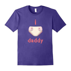 I Love Daddy Diaper Love T Shirt â ABDL Sleep Shirt-Father's Day - XXL