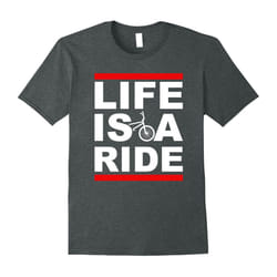 Life Is A ride Funny BicyFather's Daye T-Shirt Love To Ride Biker Gift-Father's Day - S