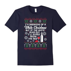 Awesome Ugly Christmas Wine Lover T-Shirt-Father's Day - XXXL