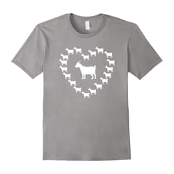 I Love Goat Heart T-shirt For Men Women Birthday Gift-Father's Day - M
