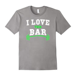 I Love This Bar Funny Power-Lifting T-Shirt Weightlifting T-Father's Day - M